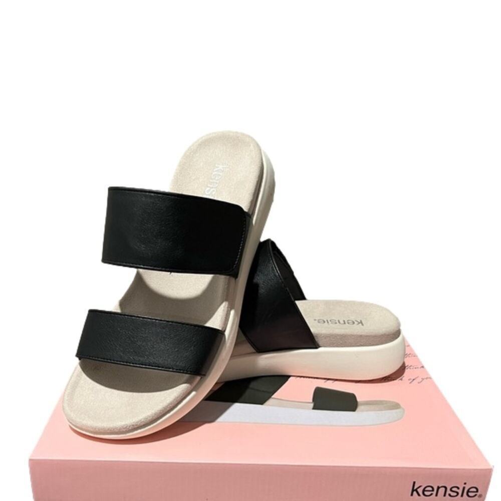 Kensie Women's Sandals Black Size 8 NEW in Box